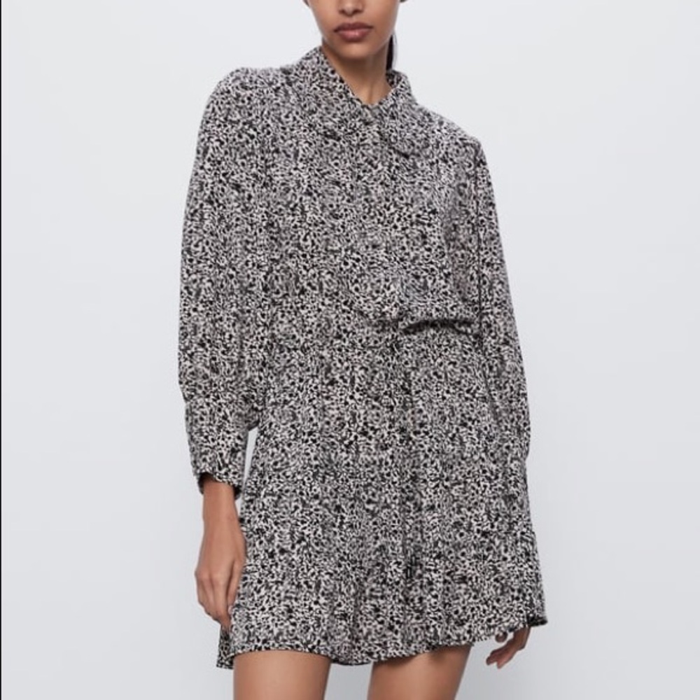 Zara printed dress 4387/037